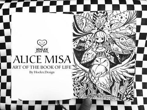Alice misA心夢少女 ART OF THE BOOK OF LIFE. 藝術人生的書。