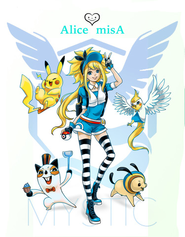 《Pokemon Go Alice misA心夢訓練師》神奇寶貝x心夢少女
